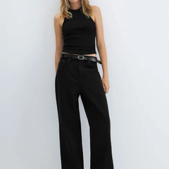 Women’s Comfort High-Rise Pleated Stretchable Jeans