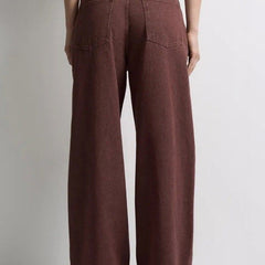 Women’s Loose Wide Leg High-Rise Stretchable Jeans