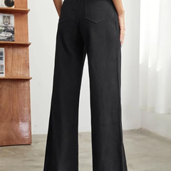 Black colour Women’s High-Rise Relaxed Fit Acid Wash Jeans