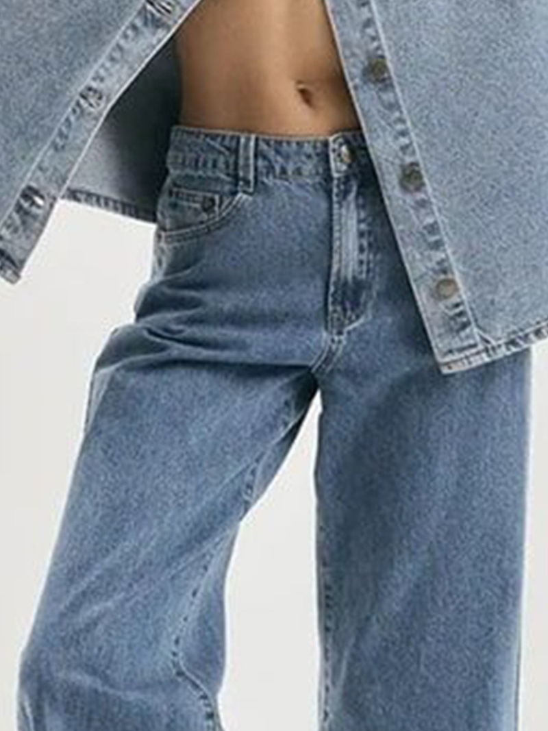 Women's Straight Fit High-Rise Heavy Fade Stretchable Jeans