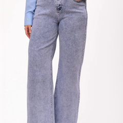Women's Relaxed Fit High-Rise Heavy Fade Stretchable Jeans
