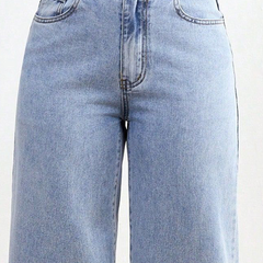Women's Baggy High-Rise Clean Look Stretchable Jeans