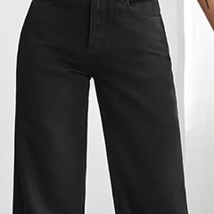 Black colour Women’s High-Rise Relaxed Fit Acid Wash Jeans