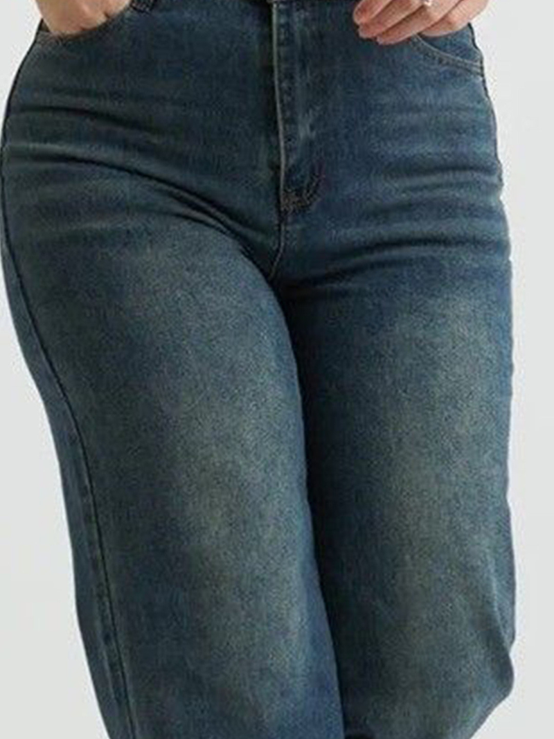 Women's High-Rise Light Fade Stretchable Flared Jeans